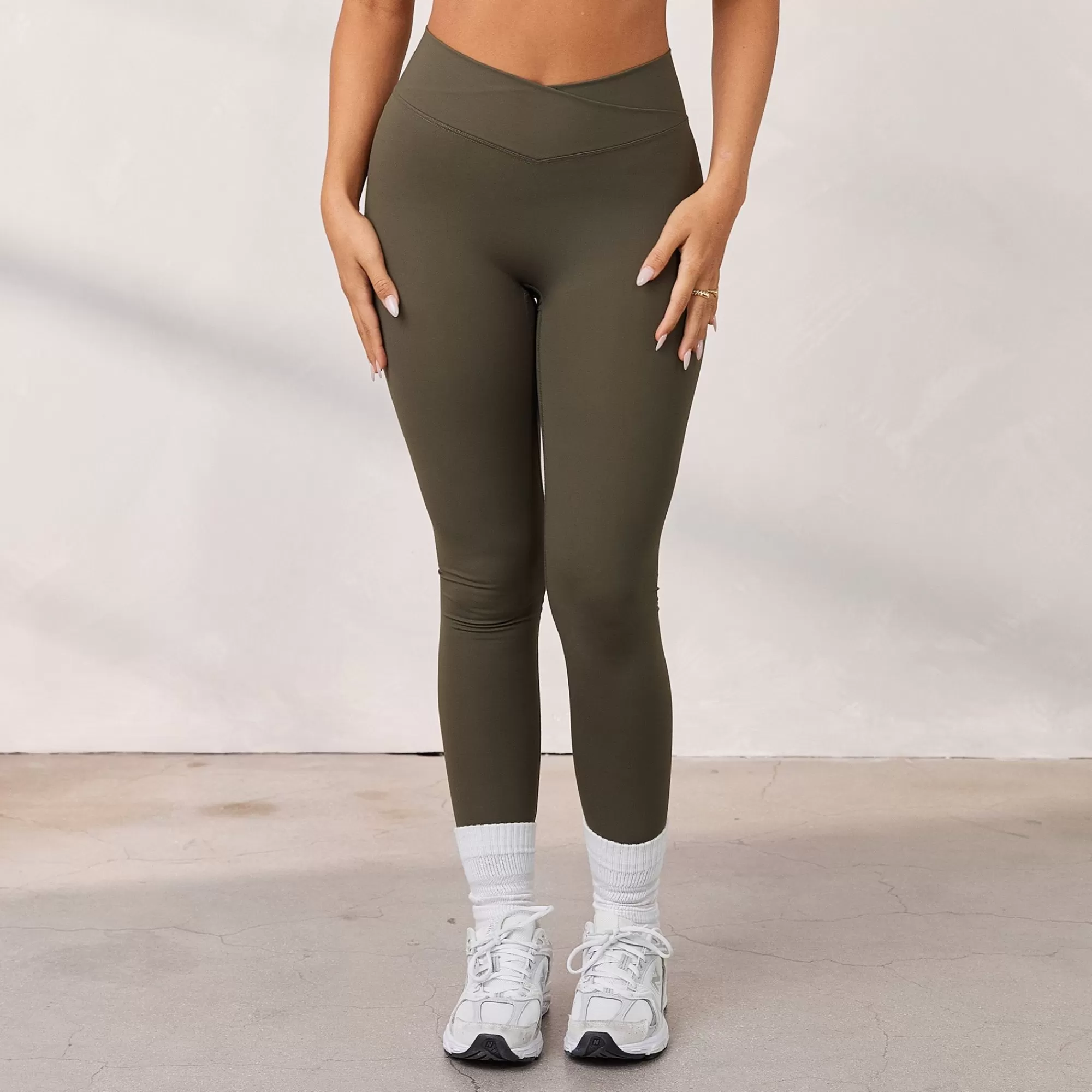 Vrouw Lounge Underwear Silhouette Crossover Leggings